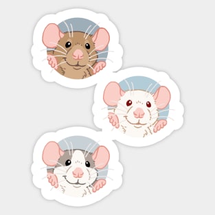 Rat stickers Sticker